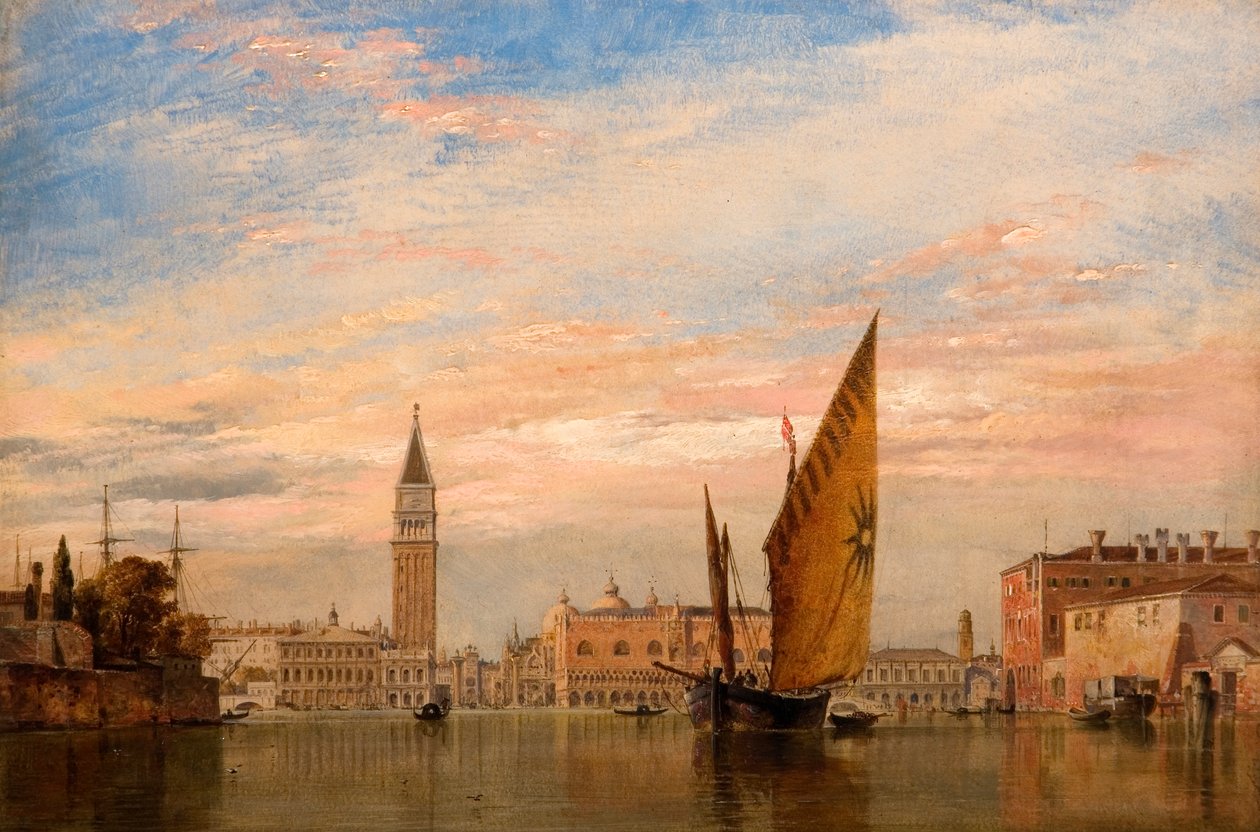 A velencei Canal Grandén, 1851 alkotó: Edward William Cooke