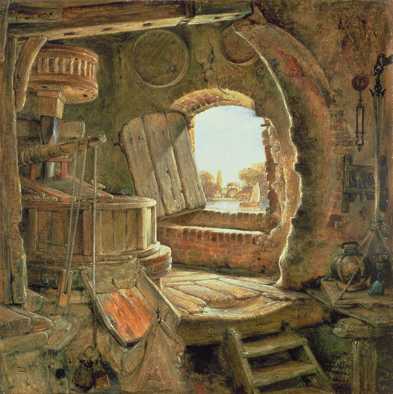 Rembrandt Atya malma, 1838 alkotó: Edward William Cooke