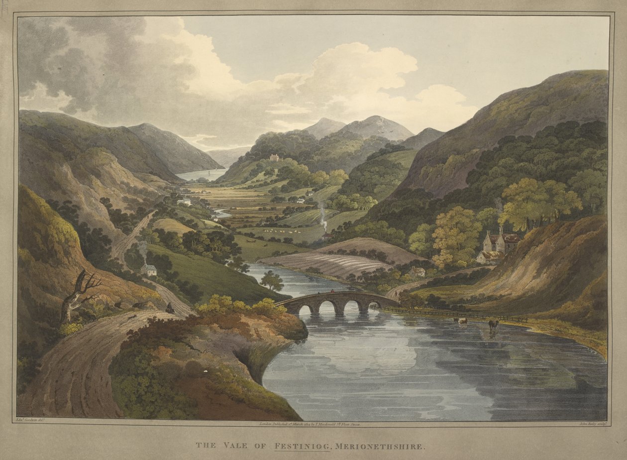 Térképek K, Top 47. 70b Vale of Ffestiniog, Merionethshire alkotó: Edward (after) Goodwin
