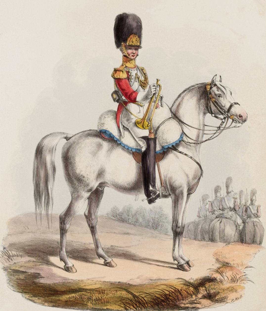 1. életőr, trombitás alkotó: Edward (after) Hull