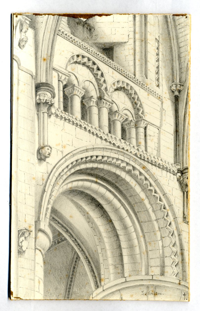 Gloucesteri katedrális, 1900 alkotó: Edward Adrian Wilson