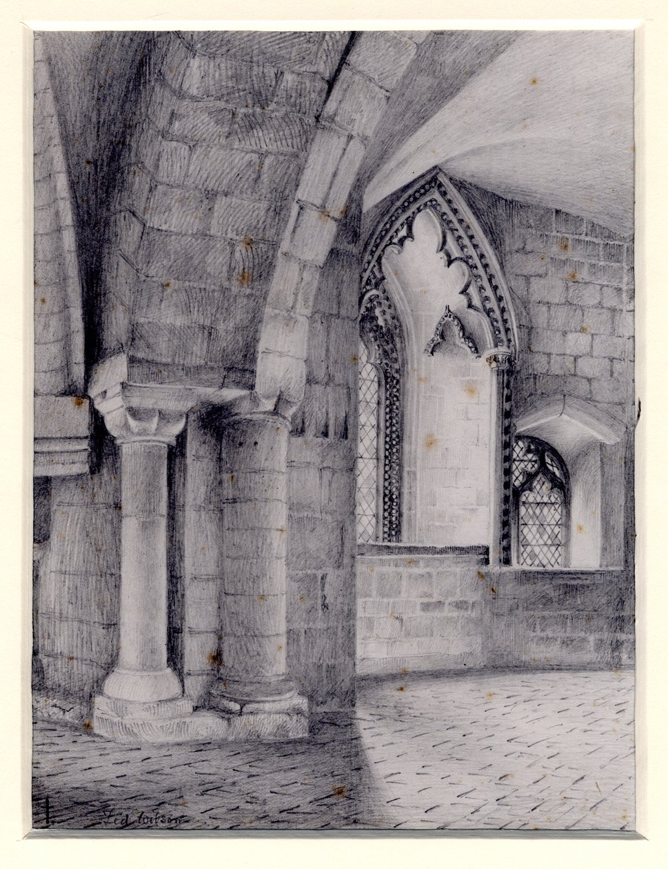 Gloucesteri katedrális, 1900 alkotó: Edward Adrian Wilson