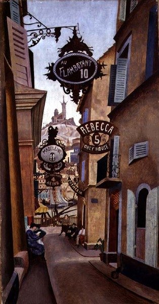 Rue de la Reynarde, Marseille alkotó: Edward Alexander Wadsworth