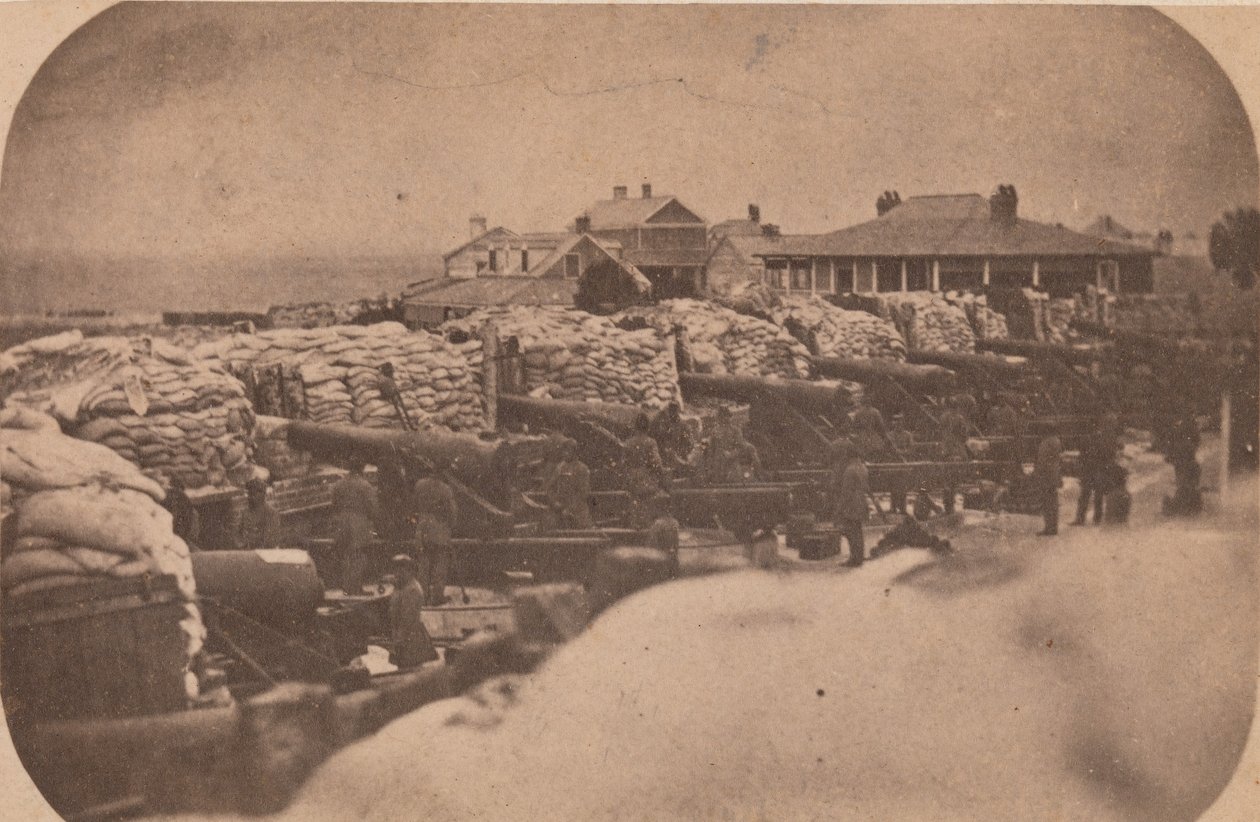 Fort Sumter kiürítése, 1861. április, 1861. április. alkotó: Edward Anthony