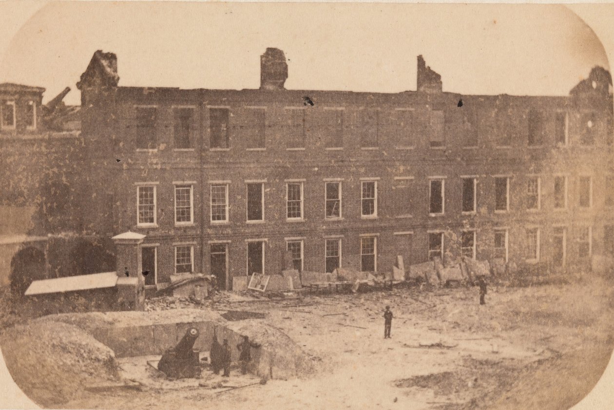 Fort Sumter kiürítése, 1861. április, 1861. április. alkotó: Edward Anthony