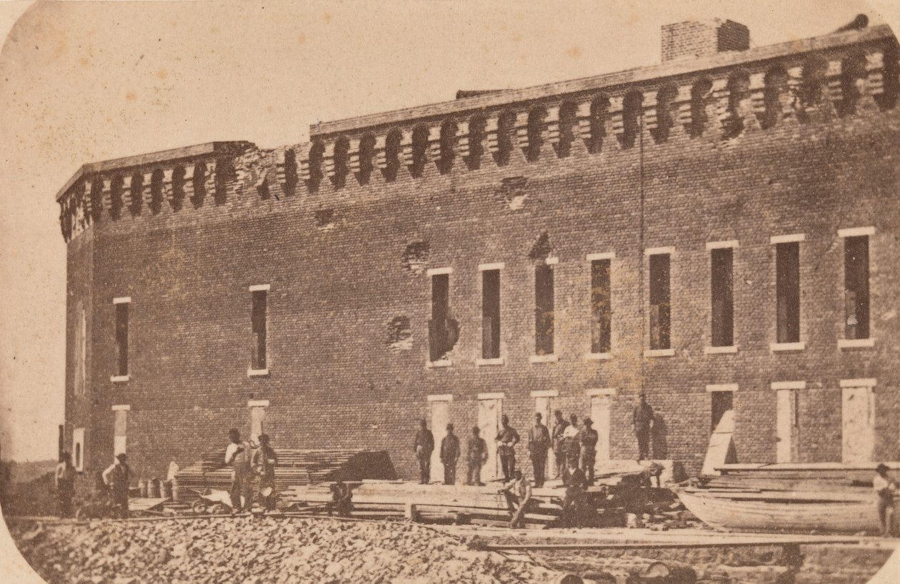 Fort Sumter kiürítése, 1861. április, 1861. április. alkotó: Edward Anthony
