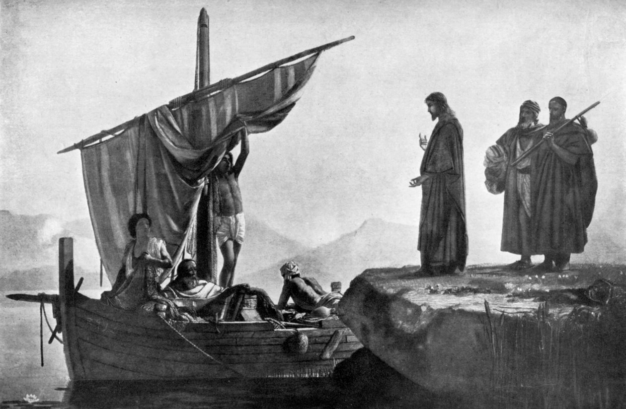 Krisztus Jakab és János apostolokat hívja, 1926. alkotó: Edward Armitage