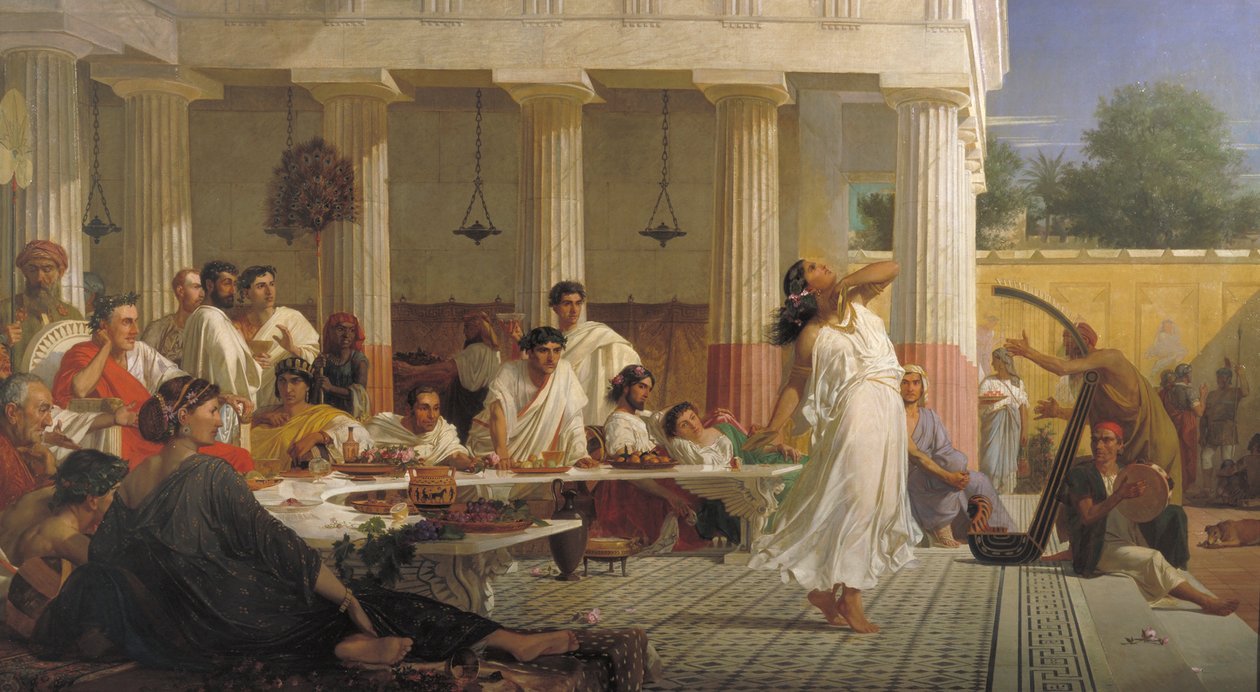 Heródes születésnapi ünnepe, 1868 alkotó: Edward Armitage