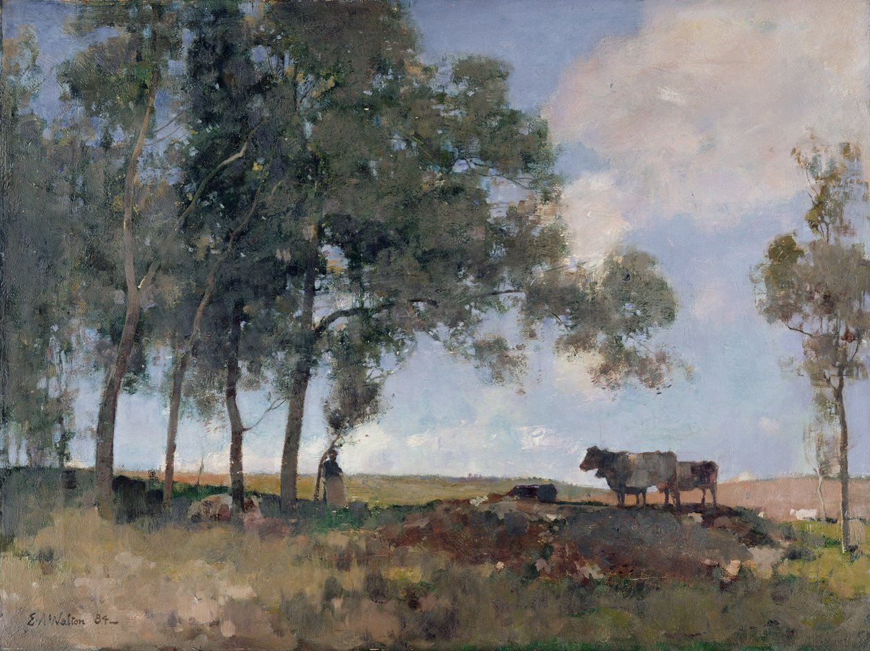 Őszi napsütés, 1884 alkotó: Edward Arthur Walton