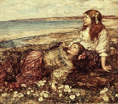 Brighouse Bay, Kirkcudbright közelében alkotó: Edward Atkinson Hornel