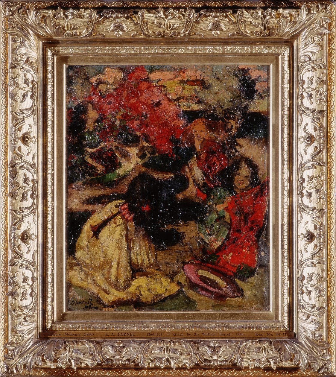 Szabadidős pillanatok (olaj, vászon) alkotó: Edward Atkinson Hornel