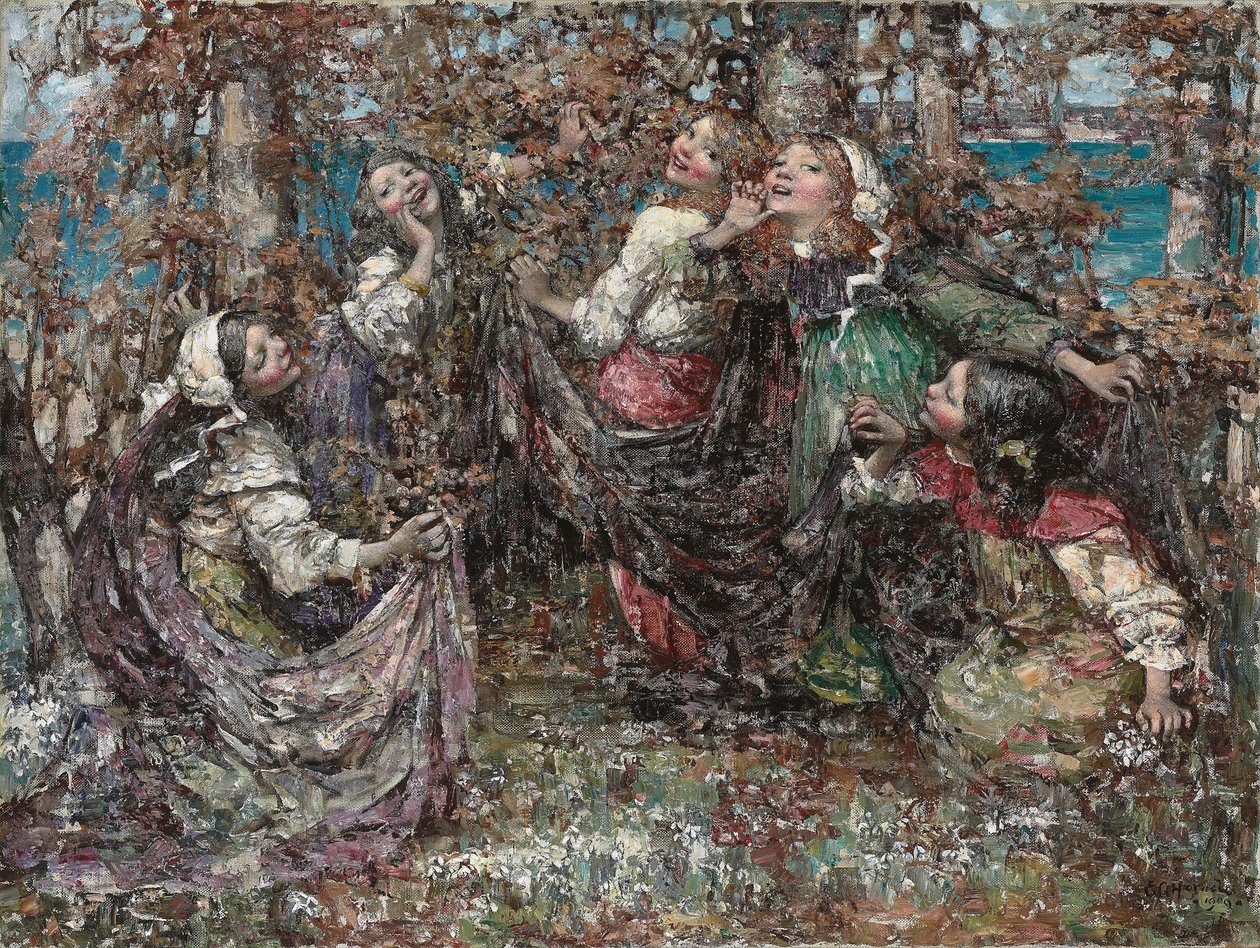 Ring-a-Ring-a-Roses alkotó: Edward Atkinson Hornel