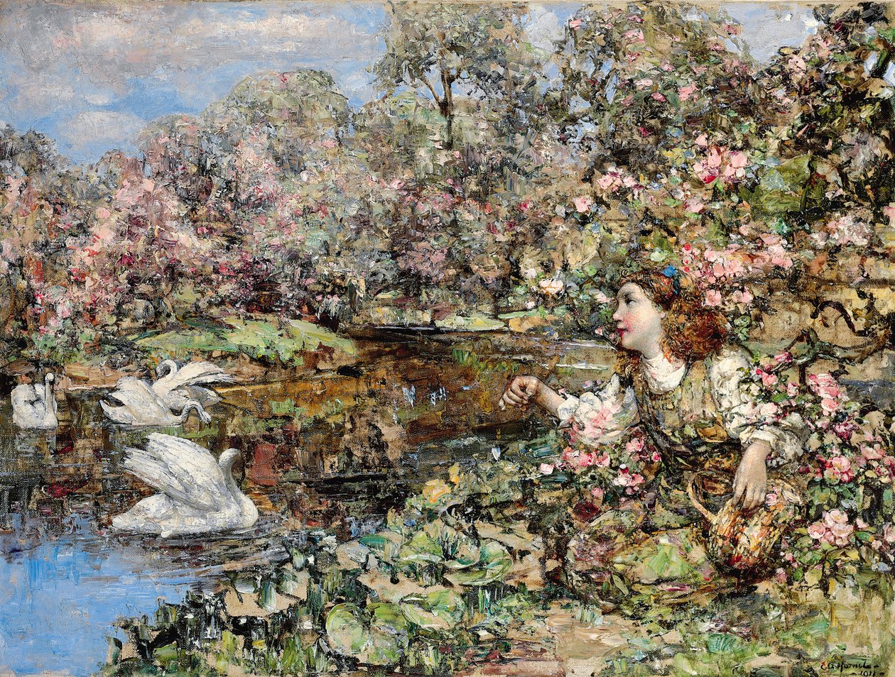 Hattyútó alkotó: Edward Atkinson Hornel