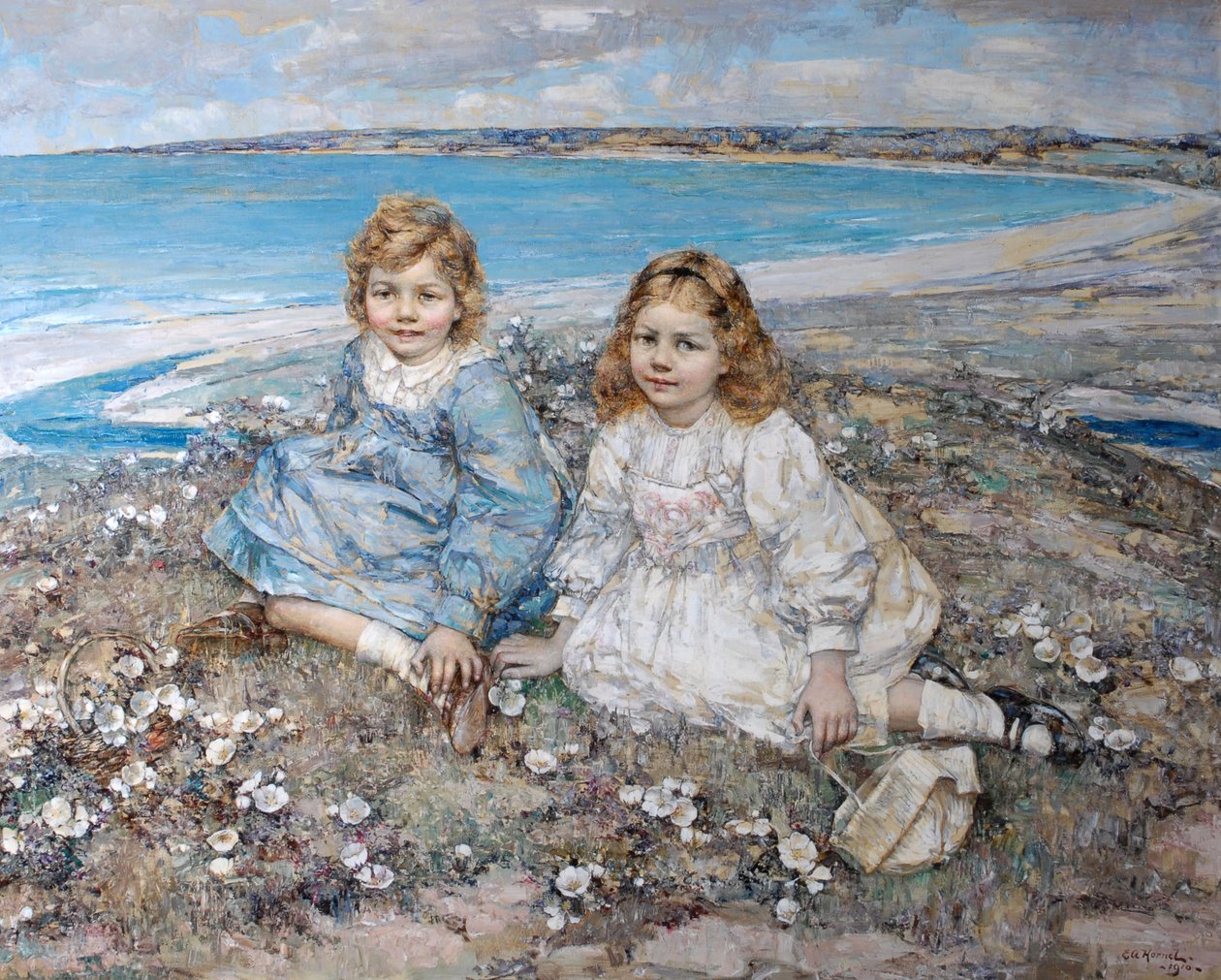 Bertram F. Roberts lányai alkotó: Edward Atkinson Hornel