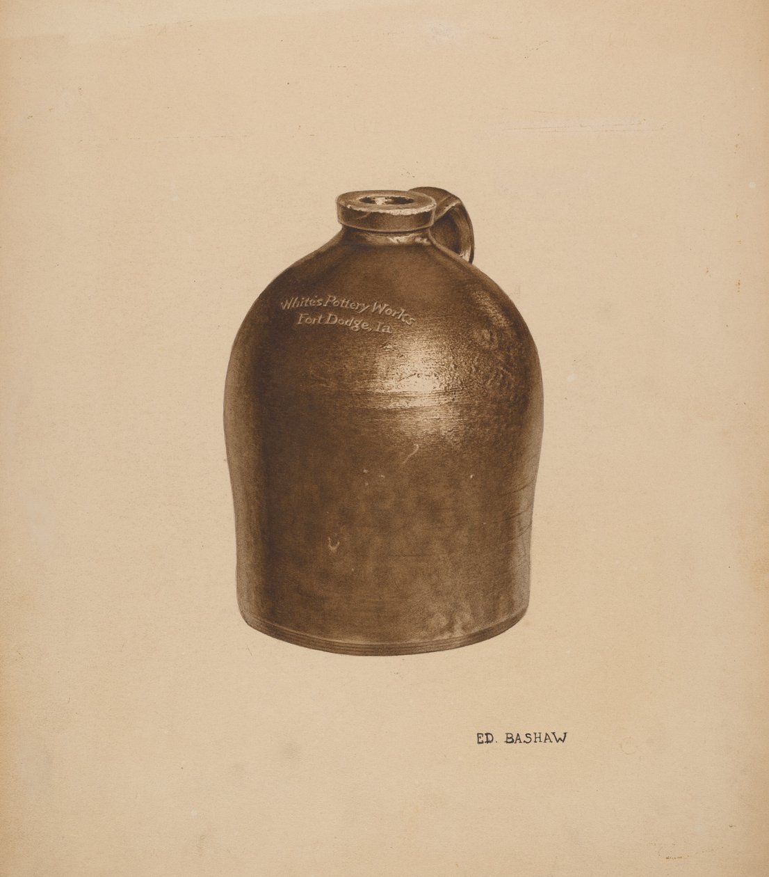 Fazekas tejkancsó alkotó: Edward Bashaw