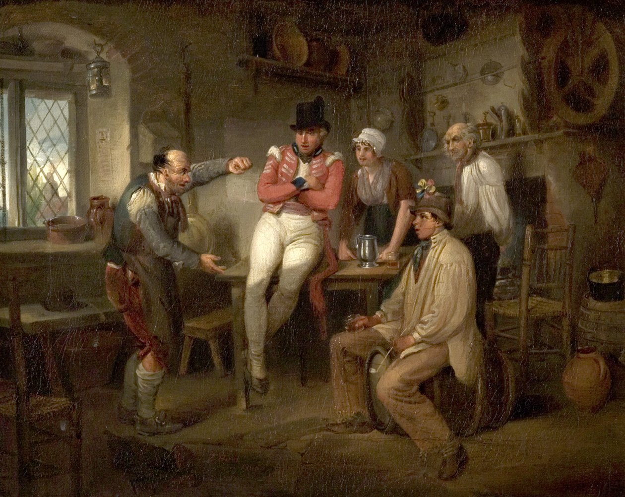 A toborzó, 1806 alkotó: Edward Bird
