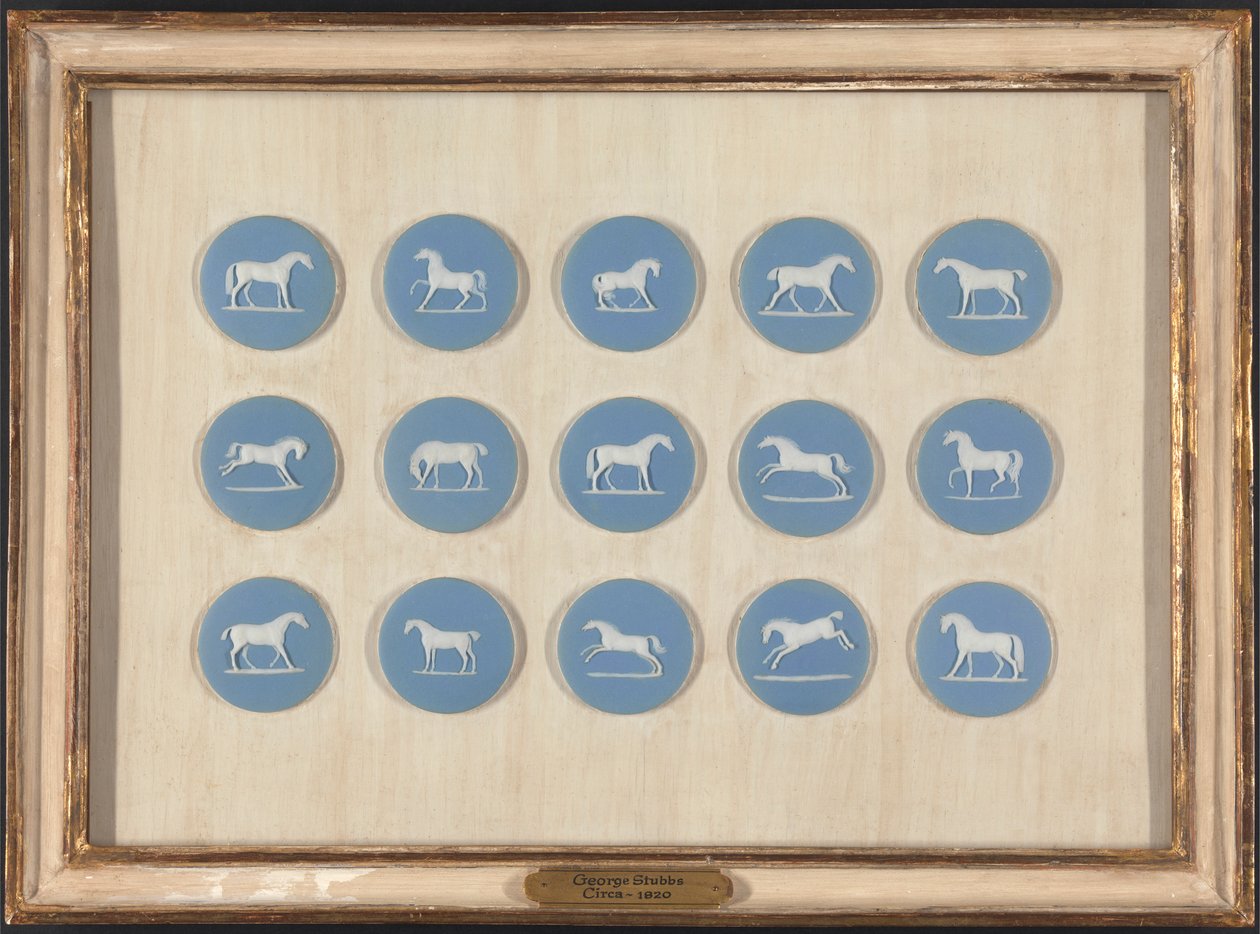 Horse Studies in Relief, George Stubbs nyomán alkotó: Edward Burch