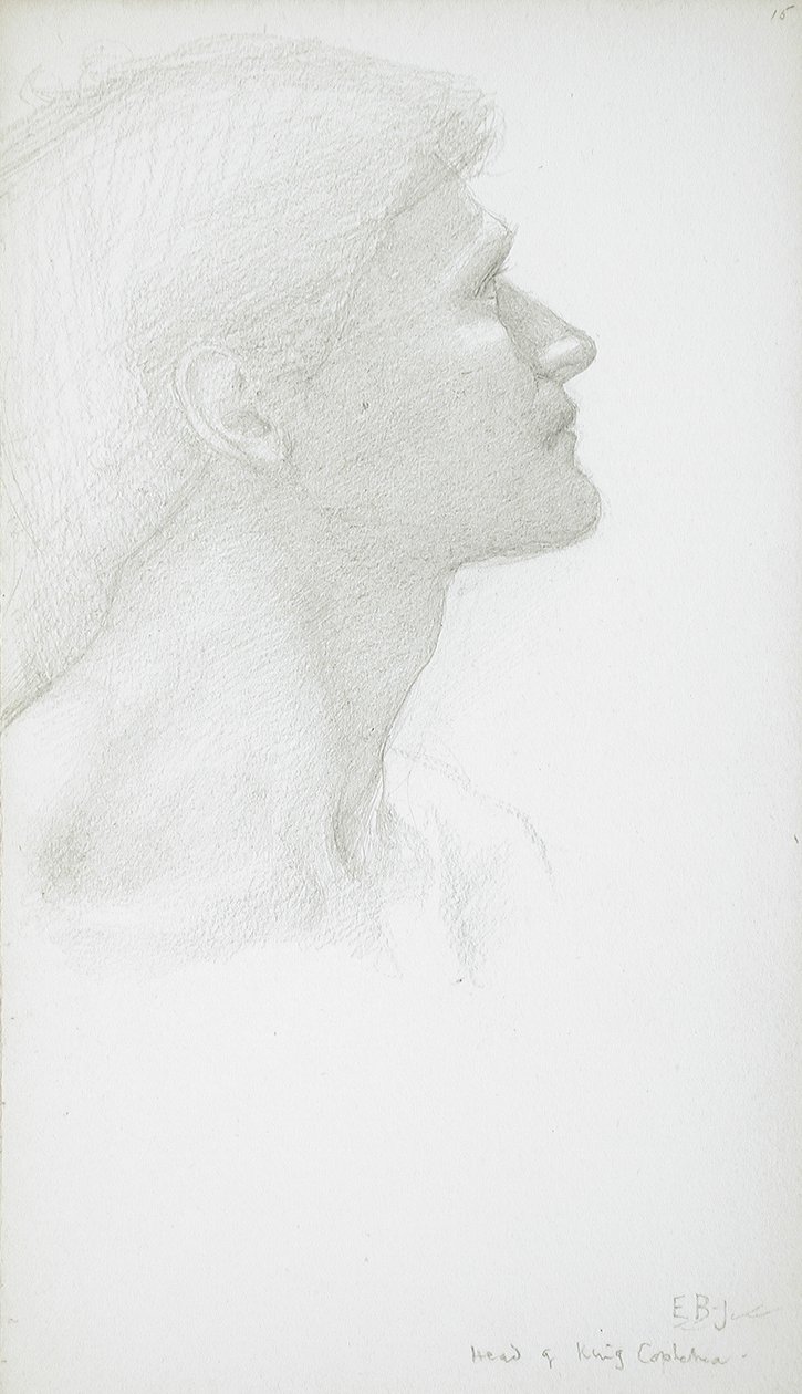 Egy férfi feje alkotó: Edward Burne-Jones