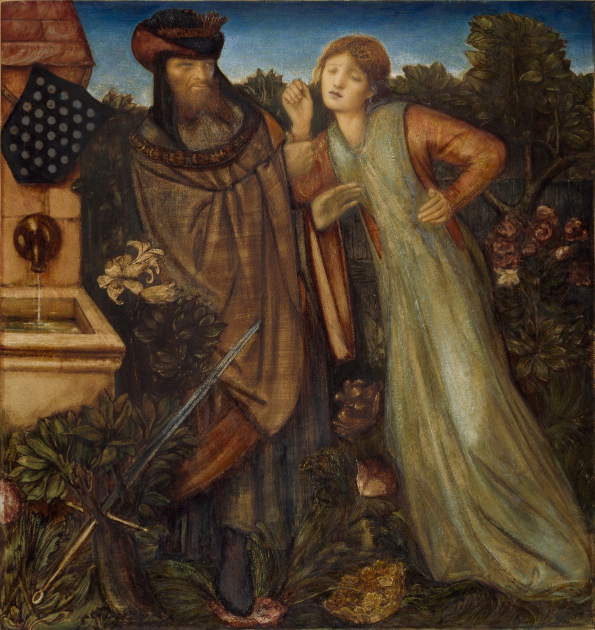 Márk király és La Belle Iseult alkotó: Edward Burne-Jones