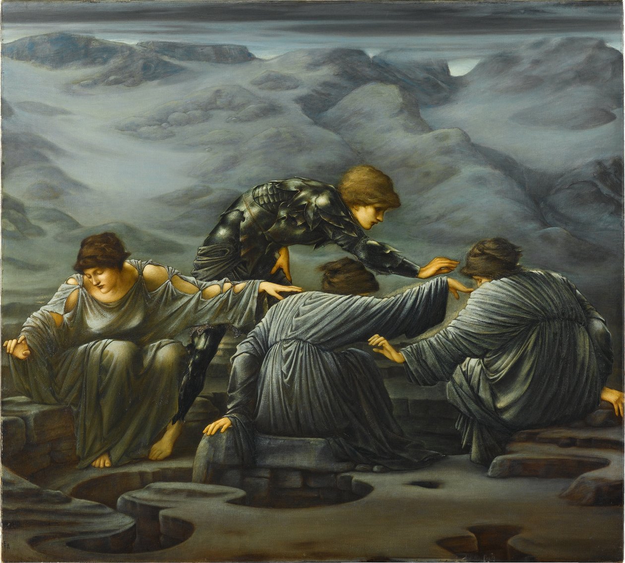 Perseusz és a Graiák alkotó: Edward Burne-Jones