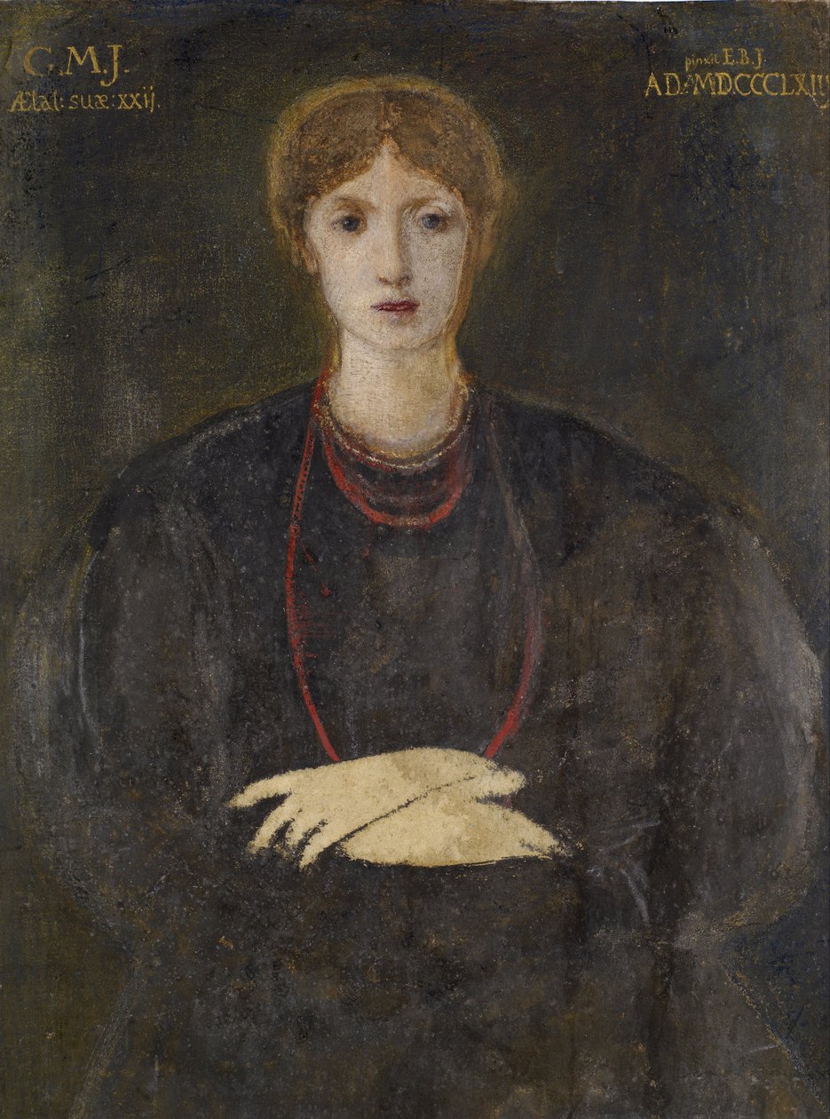 Georgiana Burne-Jones (1840-1920) portréja alkotó: Edward Burne-Jones
