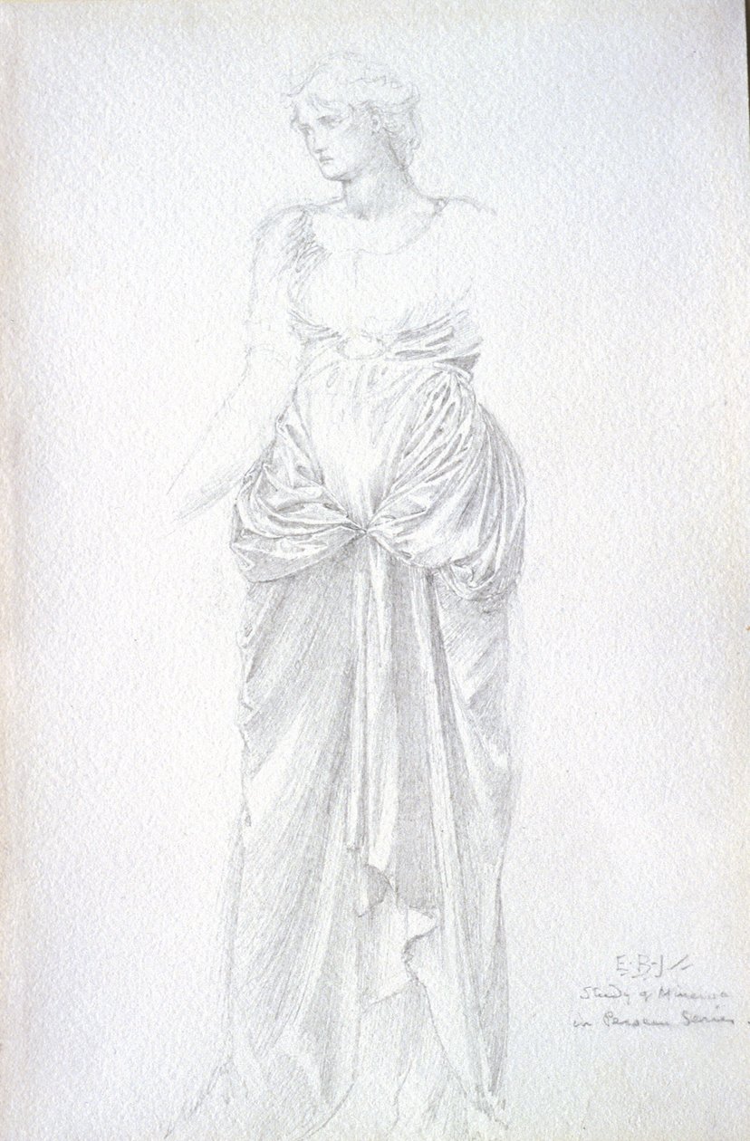 Minerva tanulmánya alkotó: Edward Burne-Jones