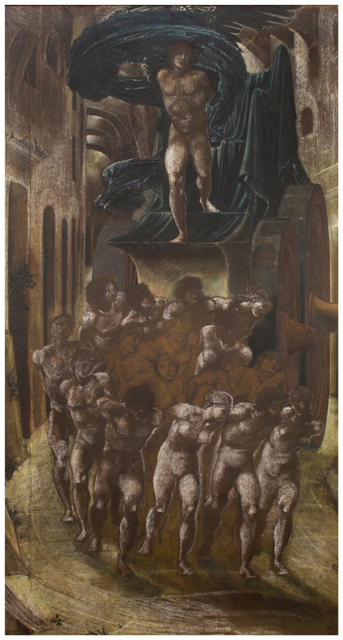 A szerelem autója, vagy a szerelem útja alkotó: Edward Burne-Jones