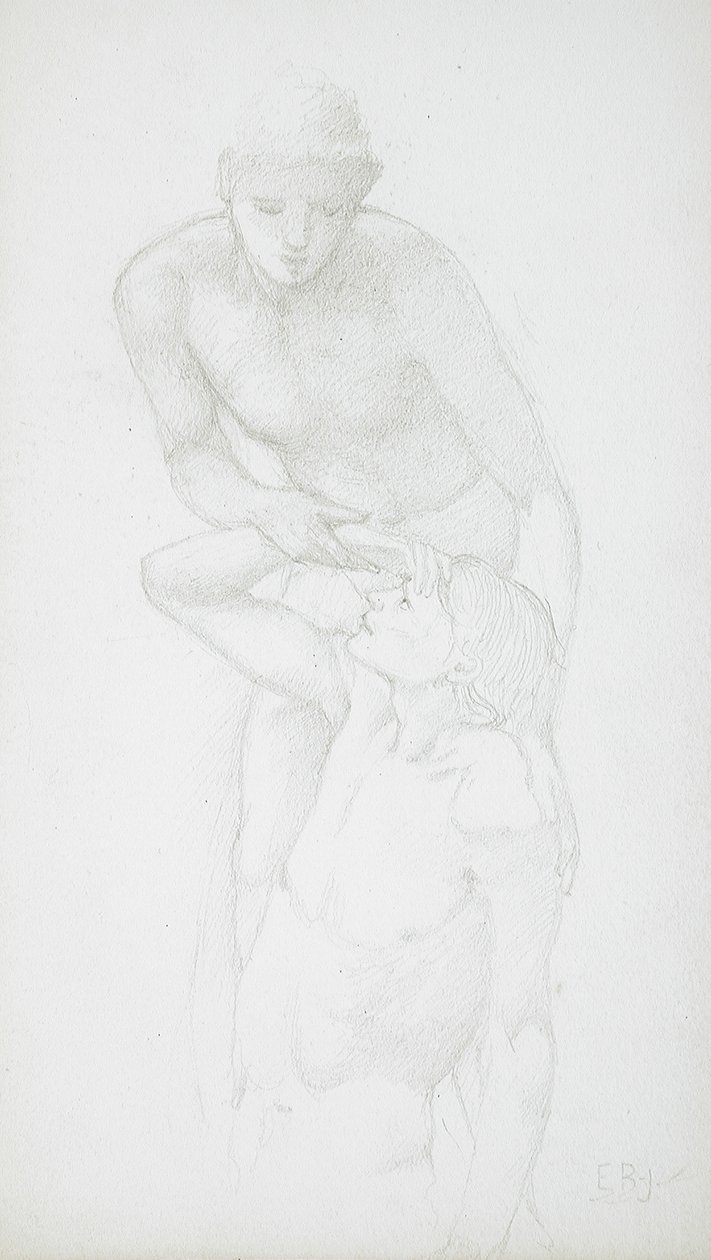 Két férfi akt alkotó: Edward Burne-Jones
