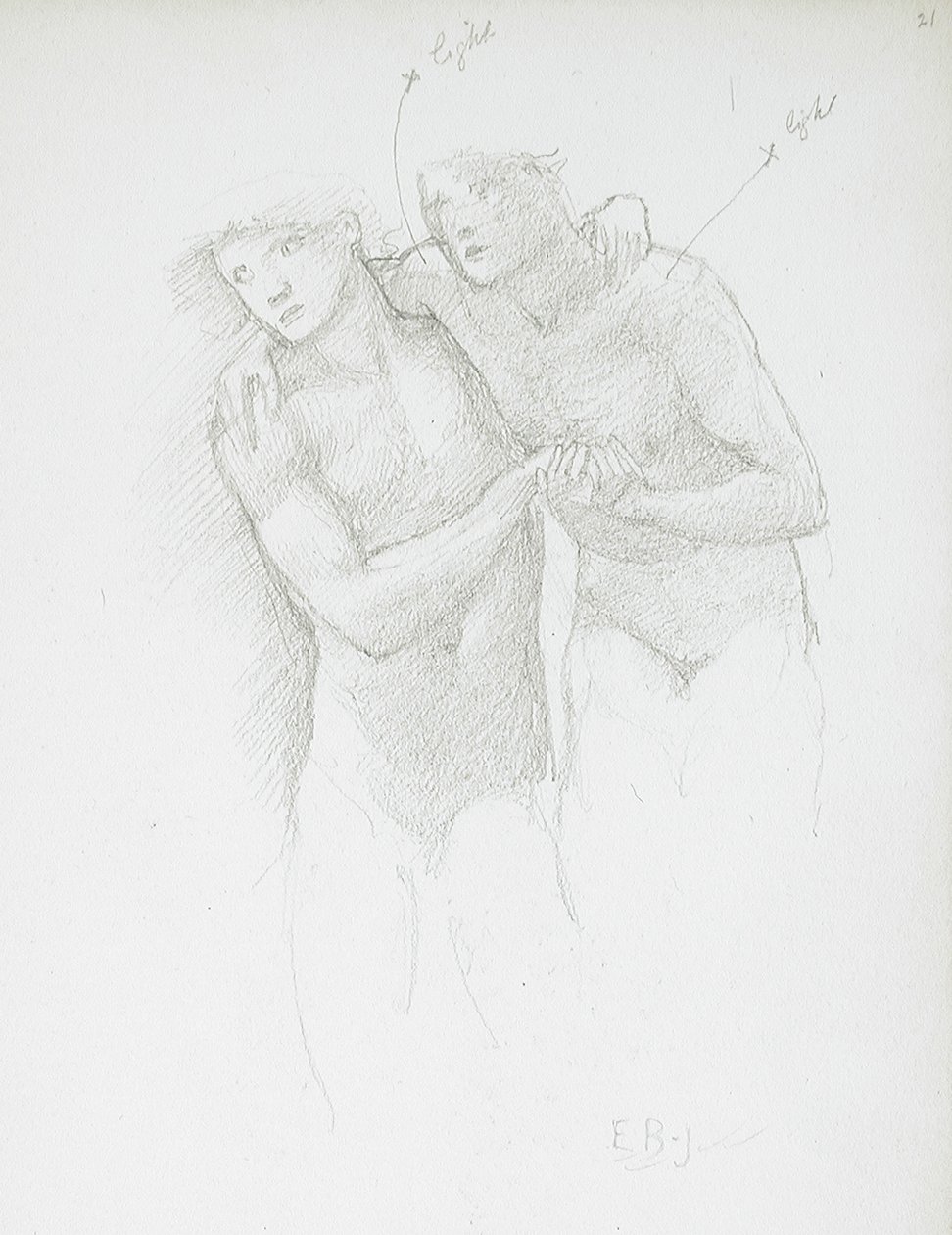 Két akt alkotó: Edward Burne-Jones