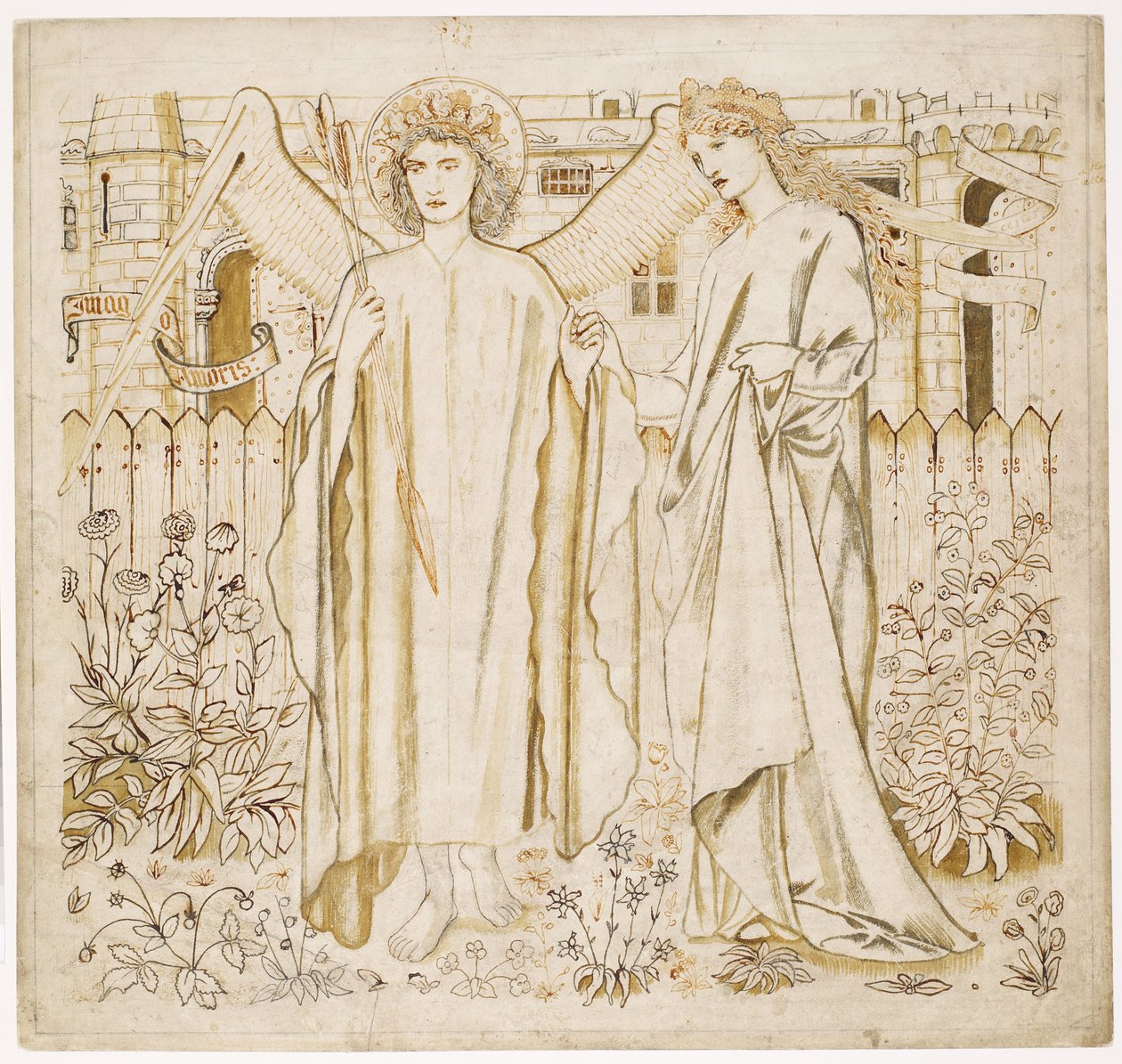 Chaucer „Legenda a jó nőkről” - Amor és Alcestis alkotó: Edward Burne Jones