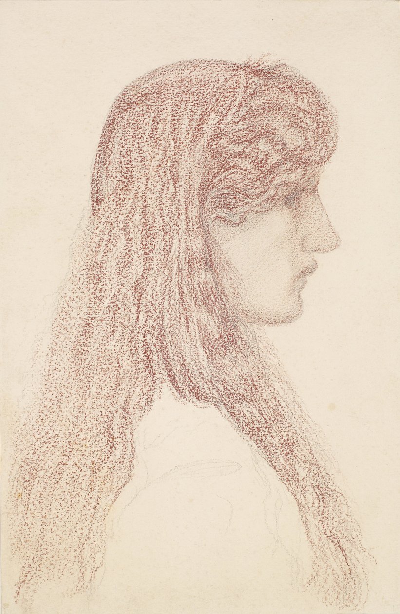 Maria Zambaco - Profiltanulmány alkotó: Edward Burne Jones