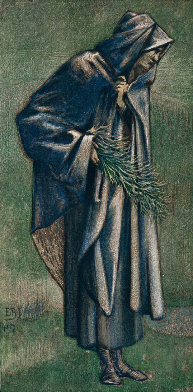 Tanulmány Szent Józsefnek képben, A betlehemi csillag, 1887. alkotó: Edward Burne Jones