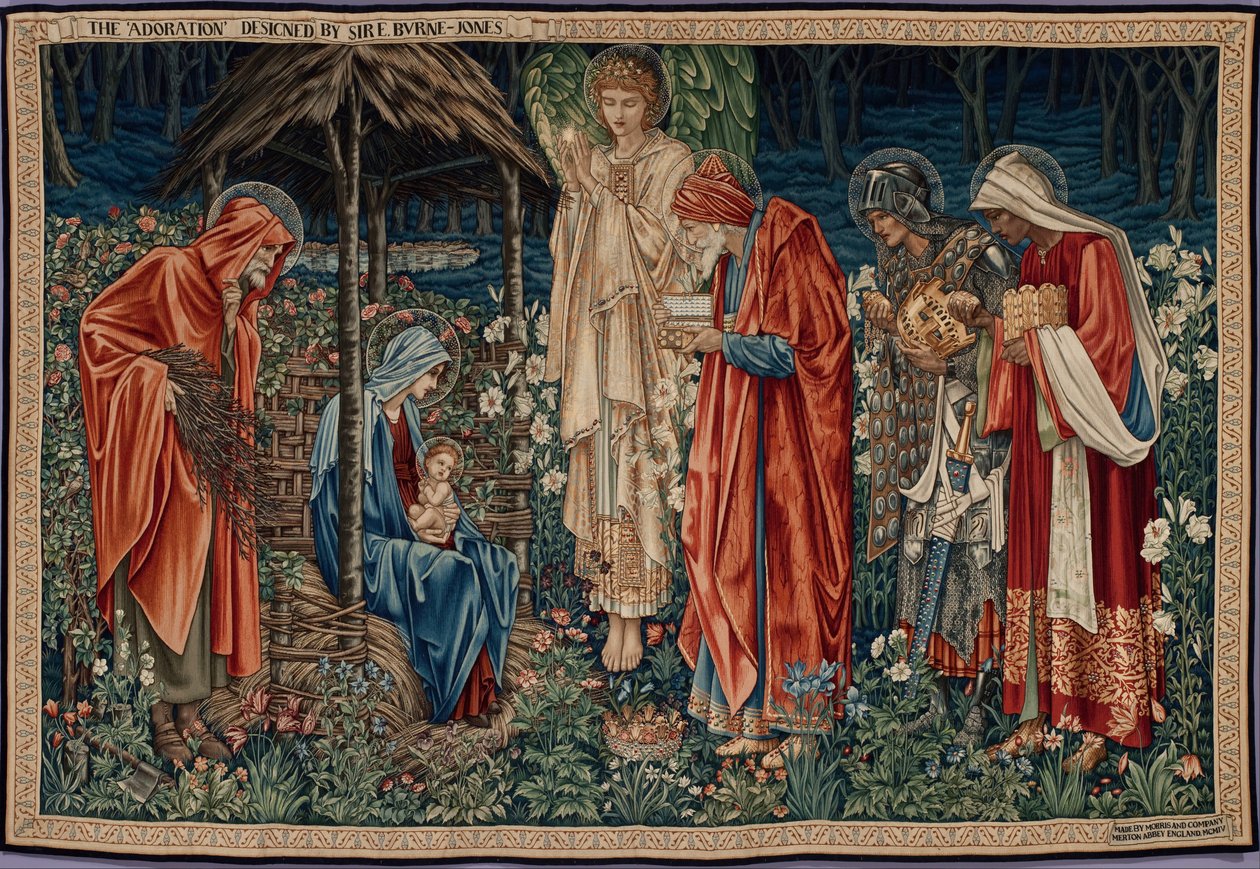 A mágusok imádása alkotó: Edward Burne Jones