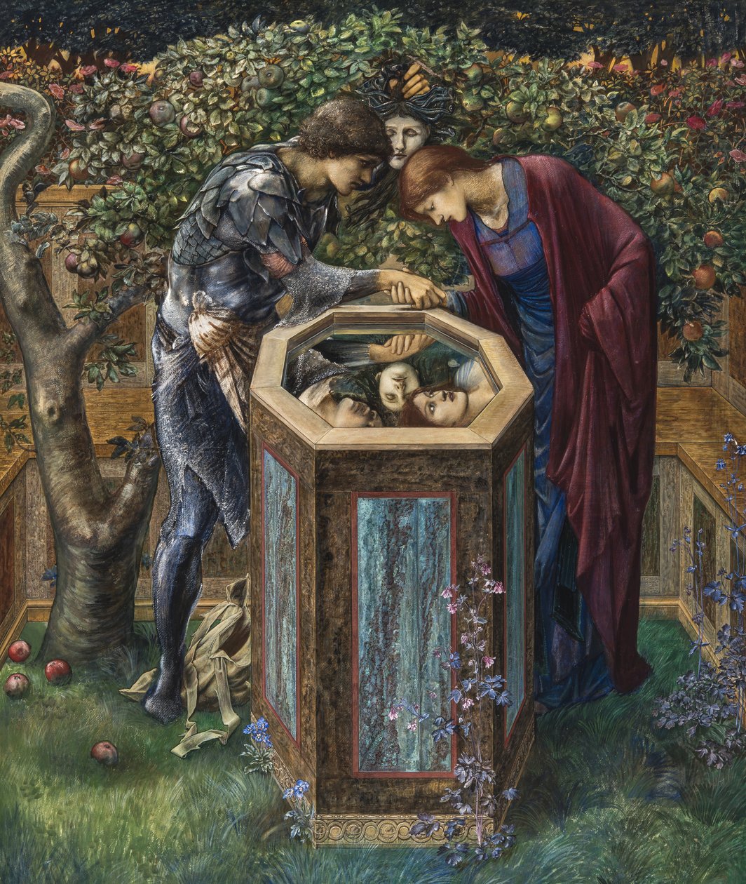 The Baleful Head, 1876 körül (gouache) (lásd még: 70777) alkotó: Edward Burne Jones
