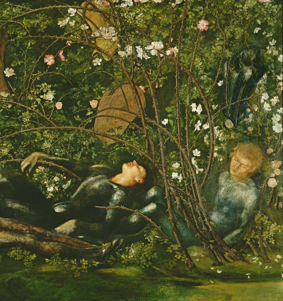 The Knights and the Briar Rose, 1869 (198347 részlet) alkotó: Edward Burne Jones