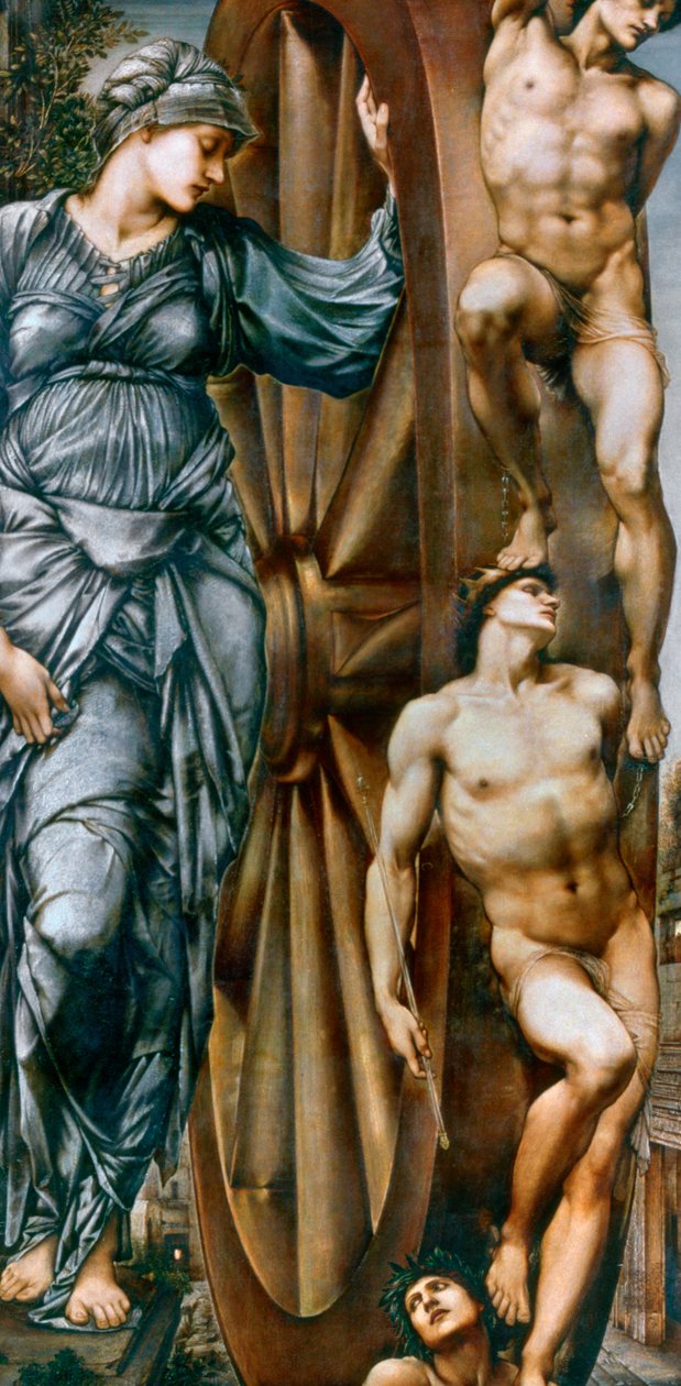 A szerencsekerék, 1875-1883 alkotó: Edward Burne Jones