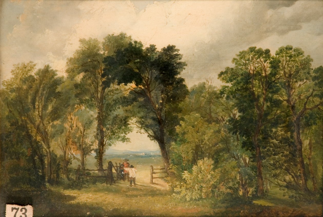 Egy erdei tisztás alkotó: Edward Calvert