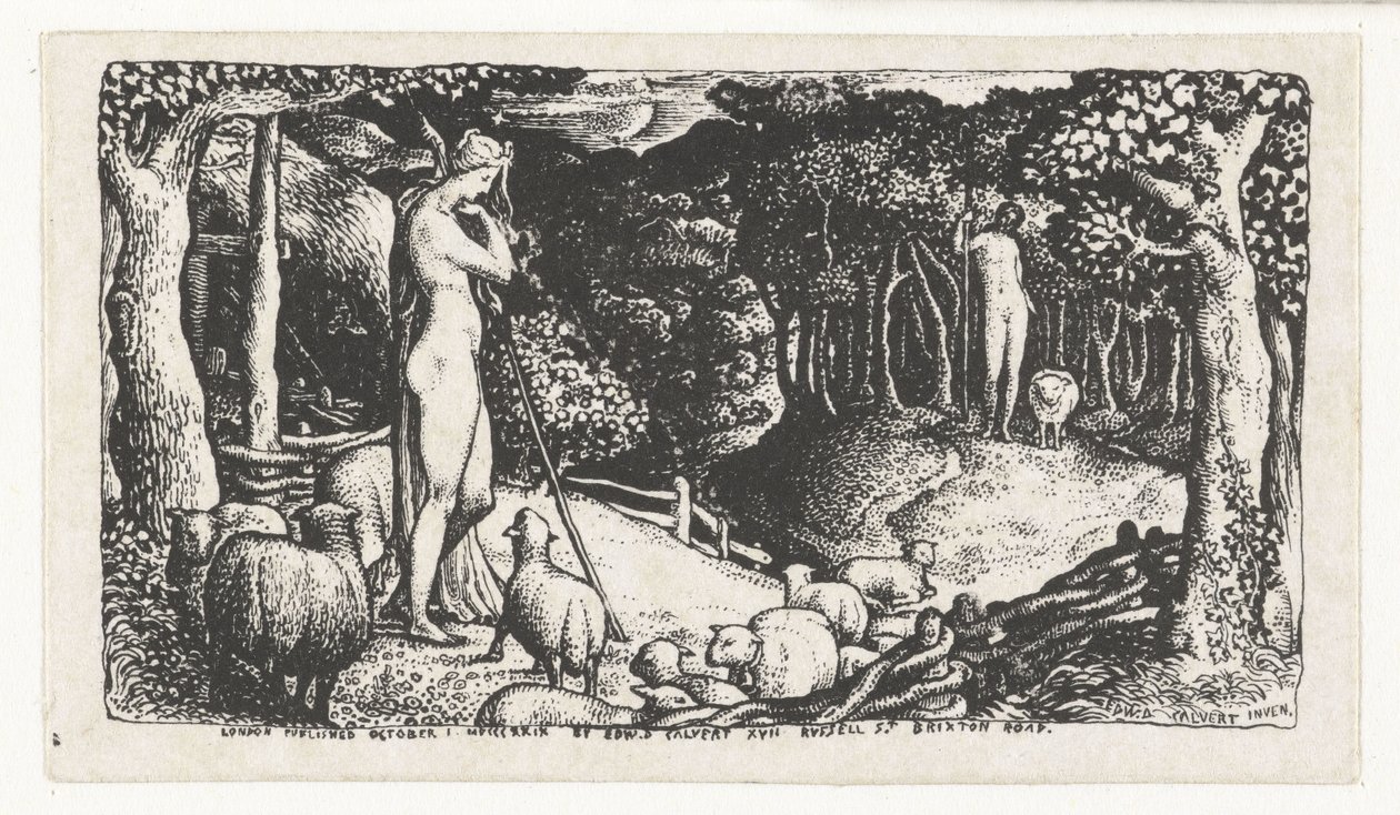 Vidéki élet Ideális lelkipásztori élet alkotó: Edward Calvert