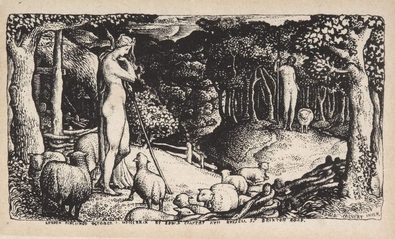 Eszményi pásztorélet alkotó: Edward Calvert
