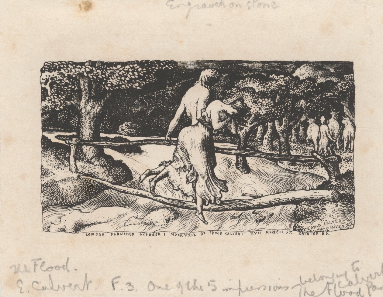 Az áradás alkotó: Edward Calvert