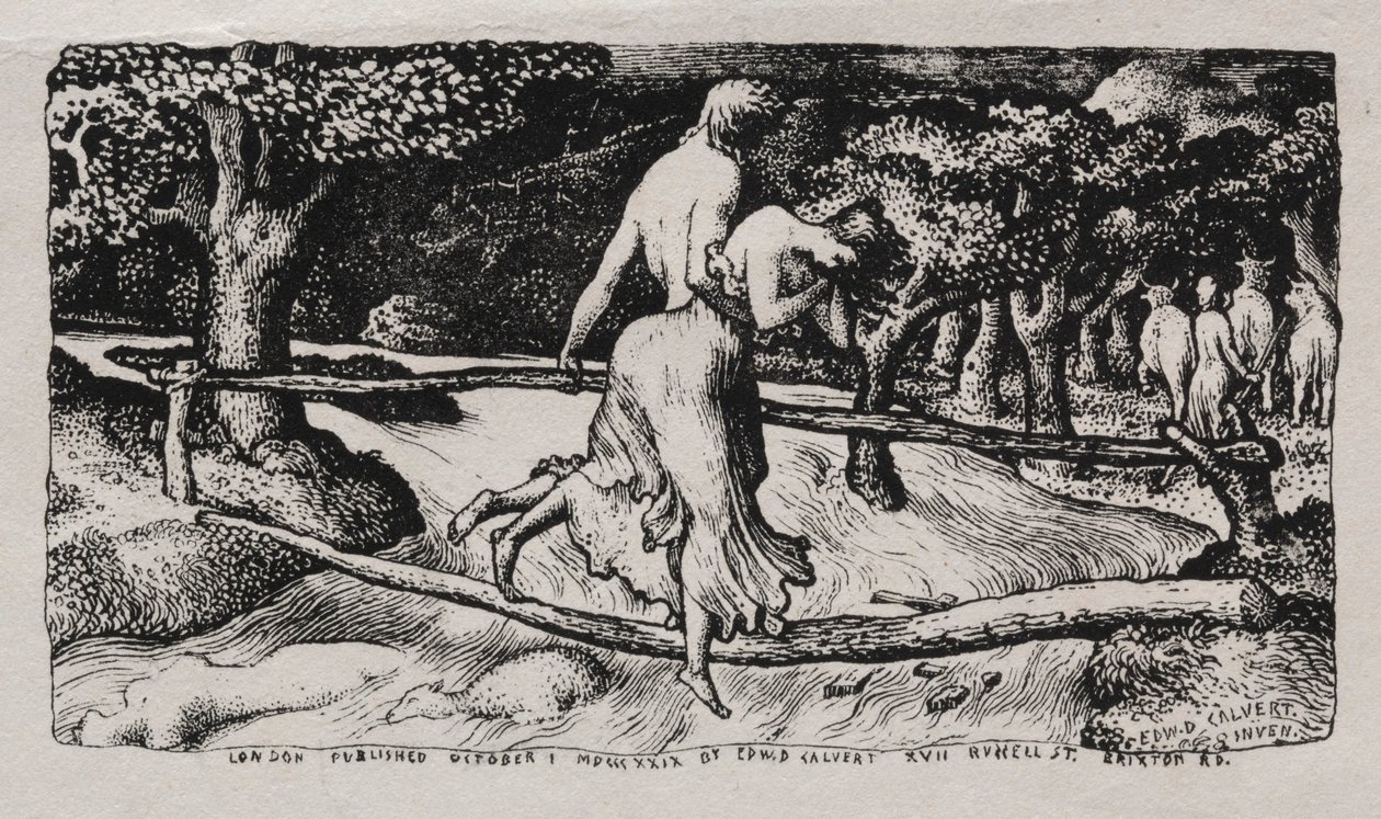 Az özönvíz, 1829. alkotó: Edward Calvert