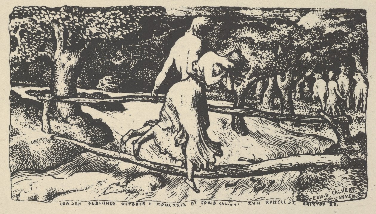 Az árvíz, 1904. alkotó: Edward Calvert