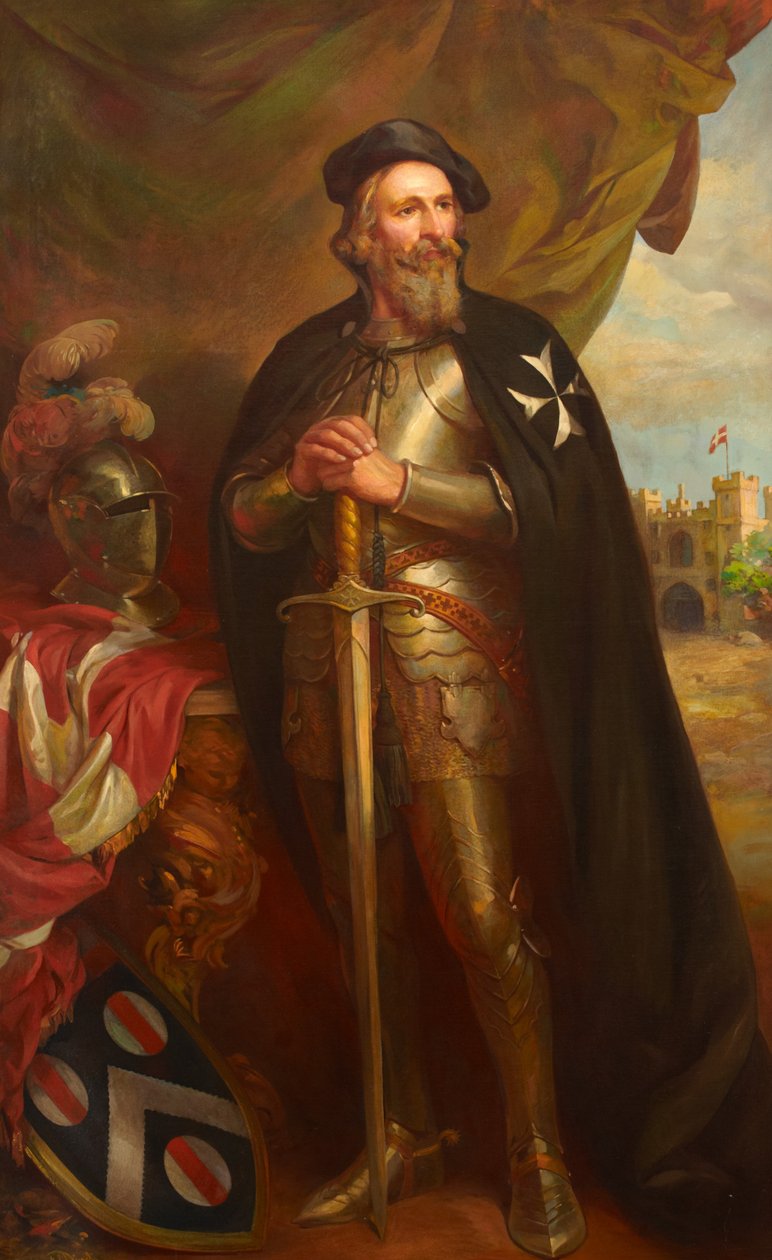 Thomas Docwra nagyprior alkotó: Edward Caruana Dingli