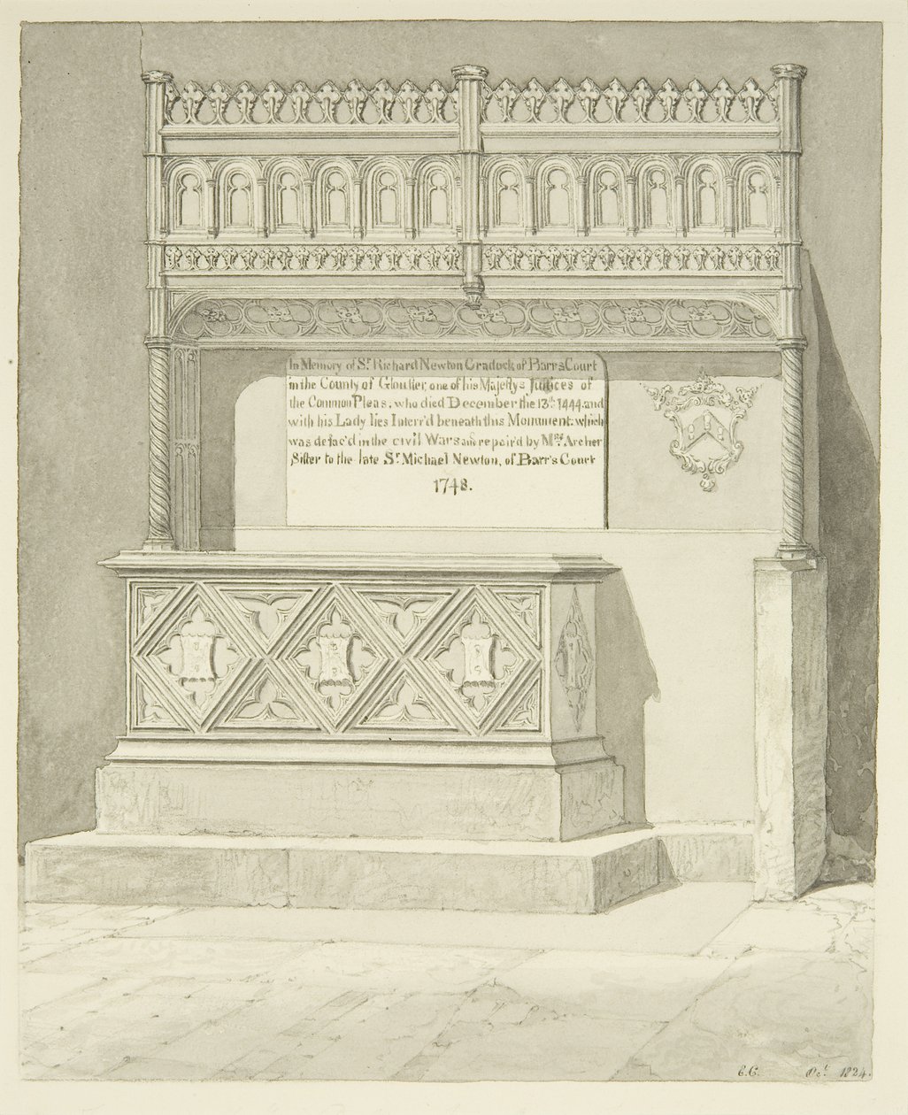 Sir Richard Newton Cradock emlékműve alkotó: Edward Cashin