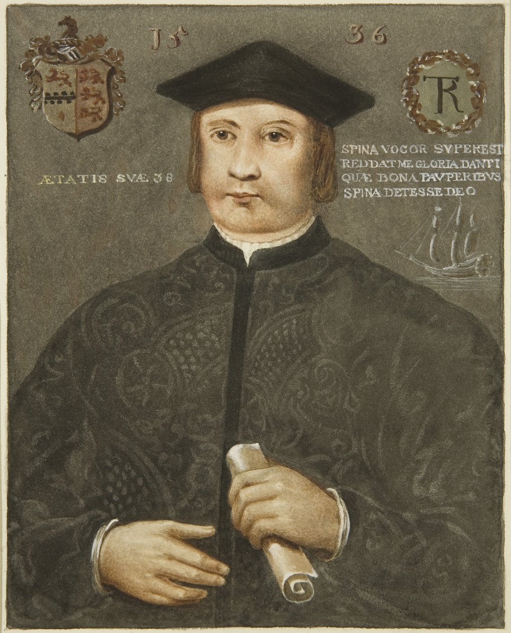 Robert Thorne portréja, Gimnázium, Unity Street alkotó: Edward Cashin