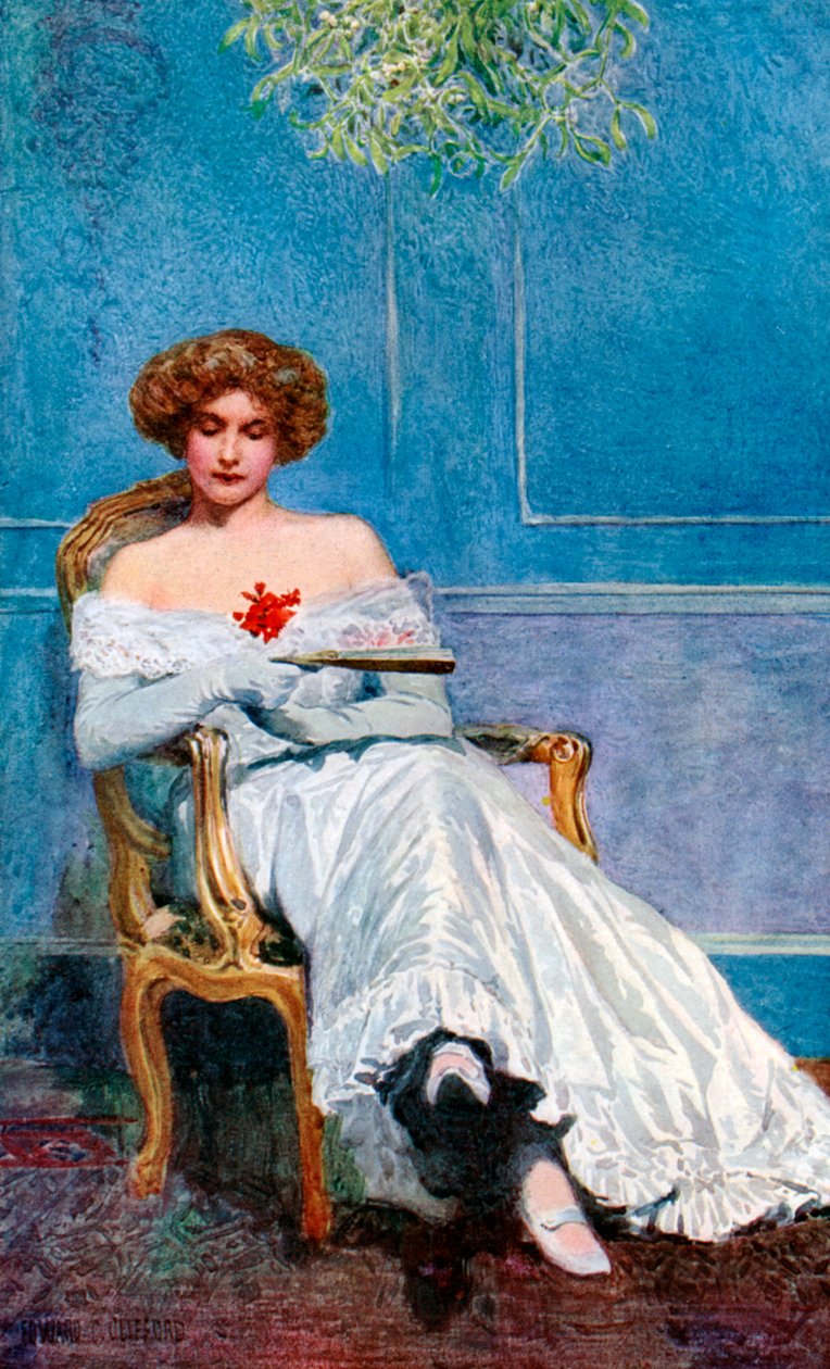 "A fagyöngy alatt", 1908-1909. alkotó: Edward Charles Clifford