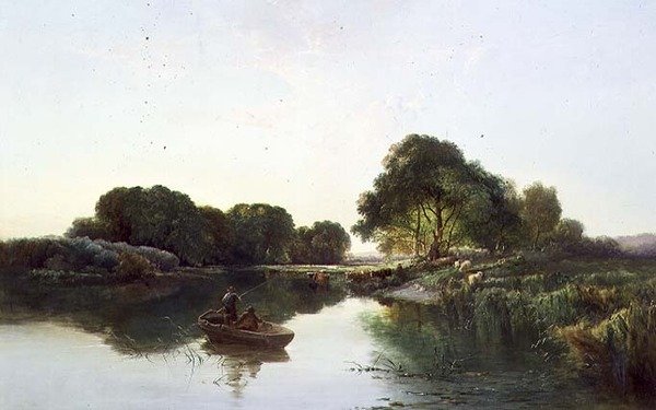 Erdős folyó táj alkotó: Edward Charles Williams