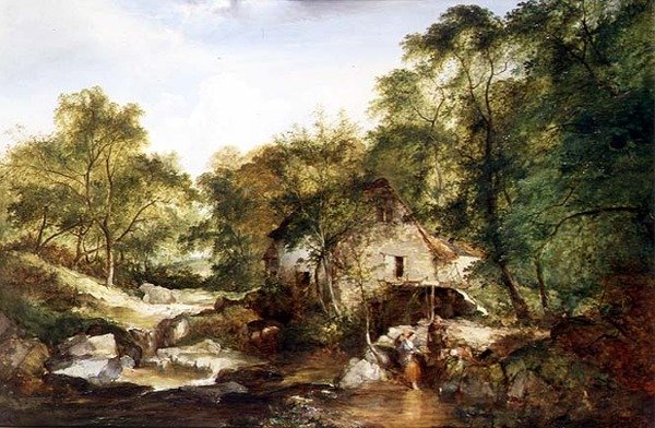 Erdős folyó táj alkotó: Edward Charles Williams