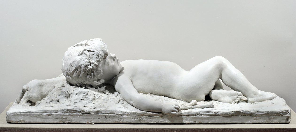 Alvó faun (gipsz) alkotó: Edward Clark Potter