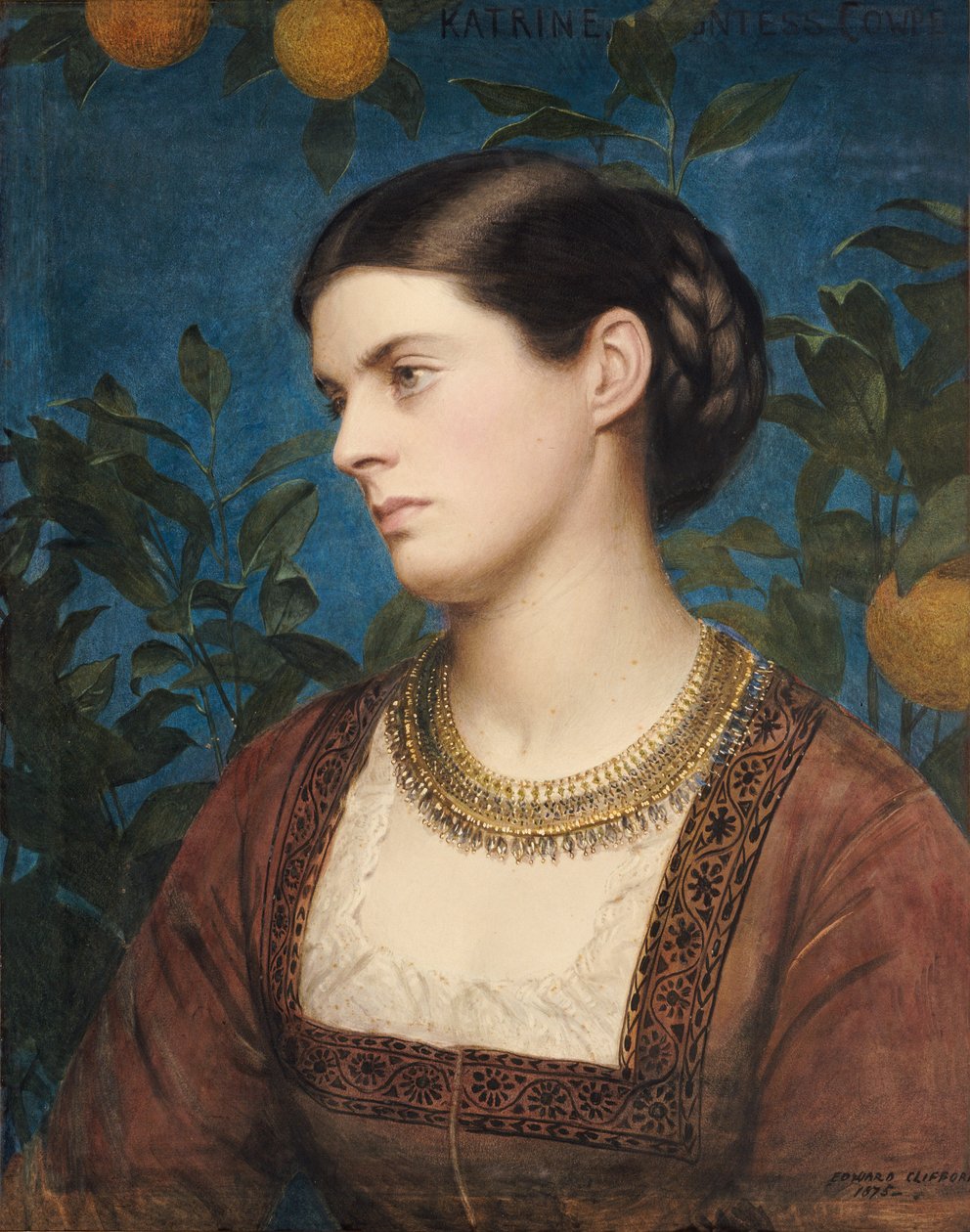 Katrine, Cowper grófnő, 1875 alkotó: Edward Clifford